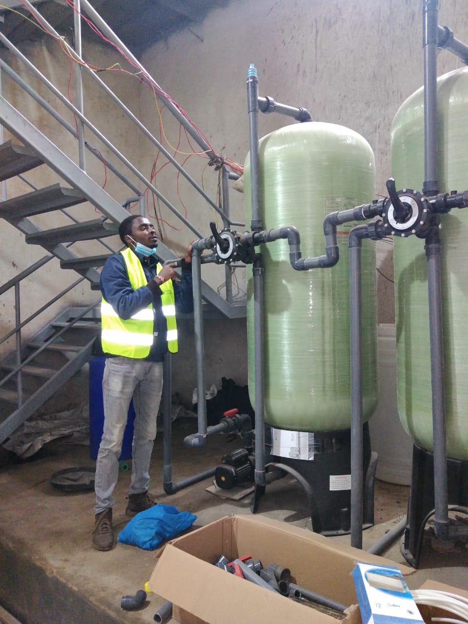 Kutus Water Treatment System Installation site image 2