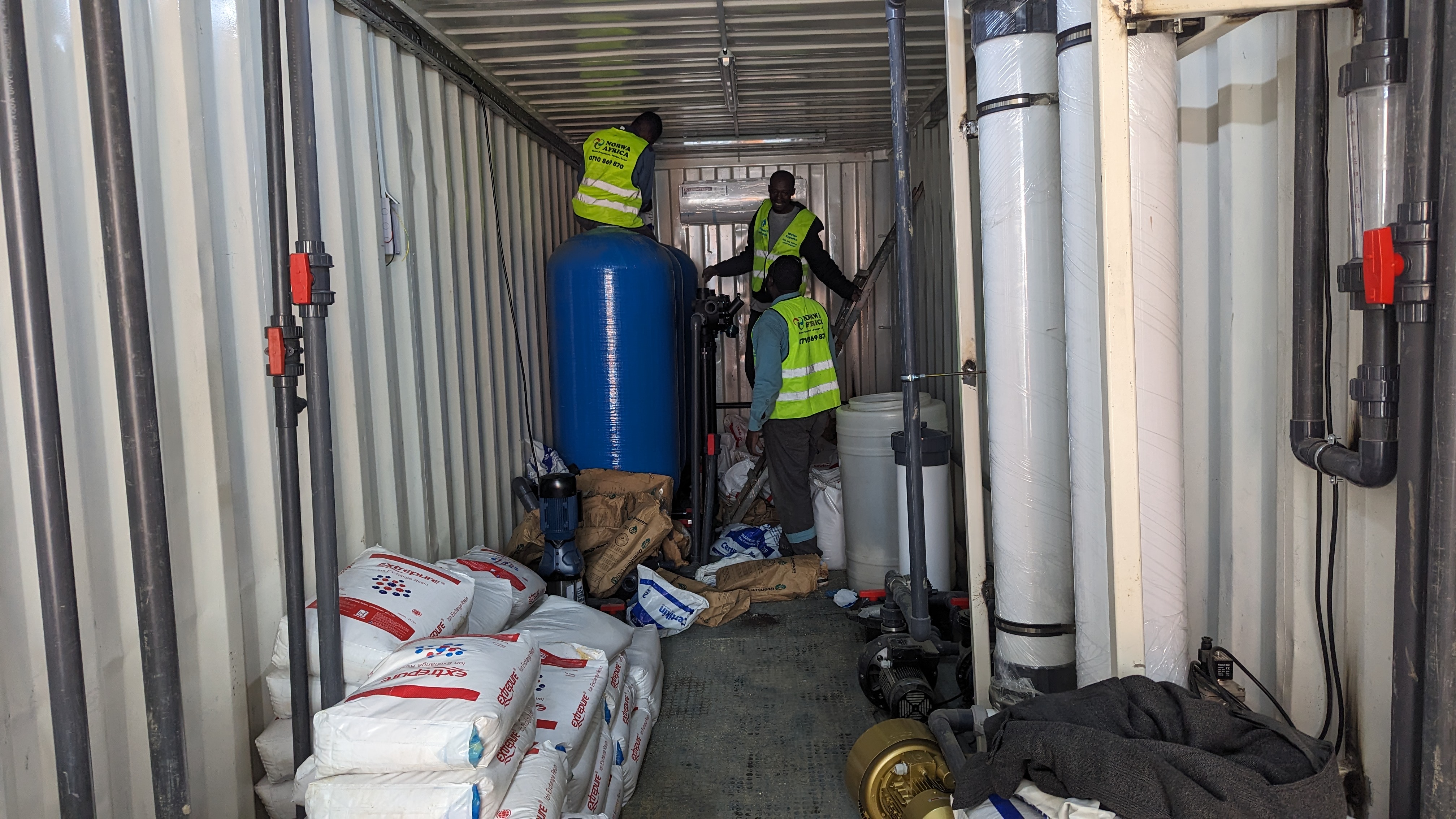 WARMO Containerized Reverse Osmosis System site image 1