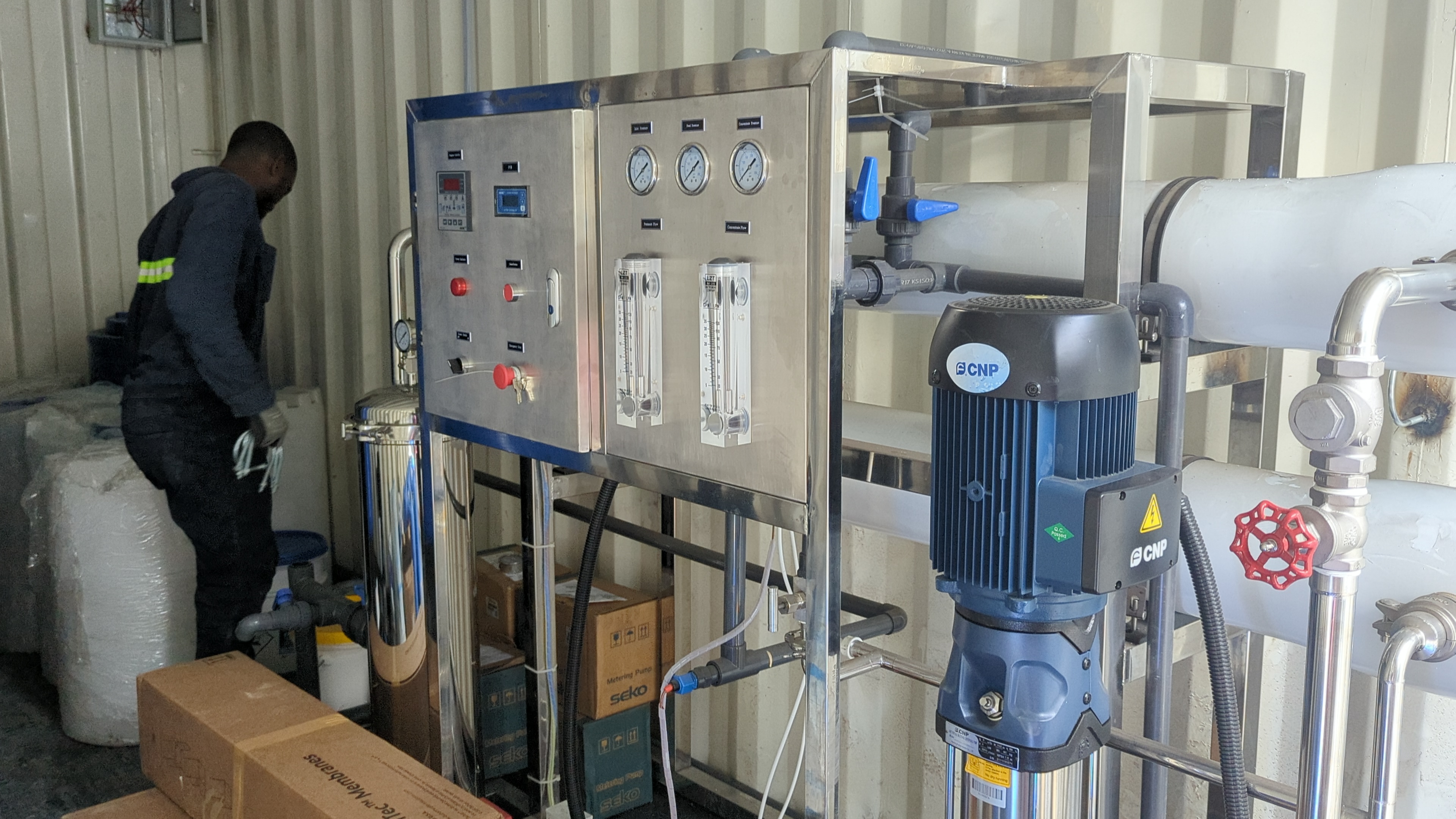 WARMO Containerized Reverse Osmosis System site image 2